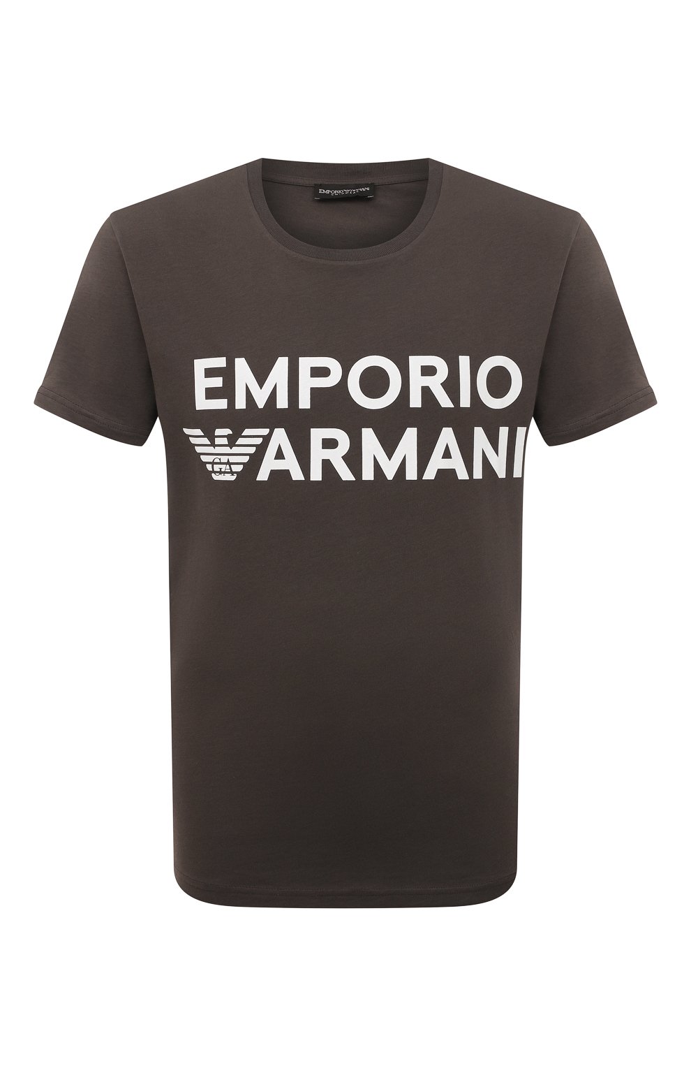 Хлопковая футболка Emporio Armani 211831/3R479