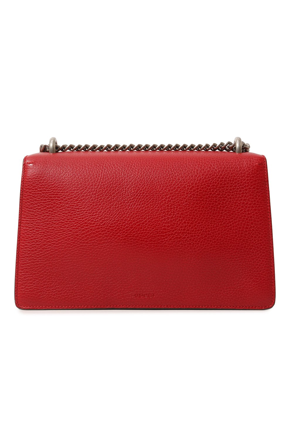 Женская сумка dionysus small GUCCI красного цвета, арт. 400249 CAOGX | Фото 6 (Сумки-технические: Сумки через плечо; Материал: Натуральная кожа; Размер: small)