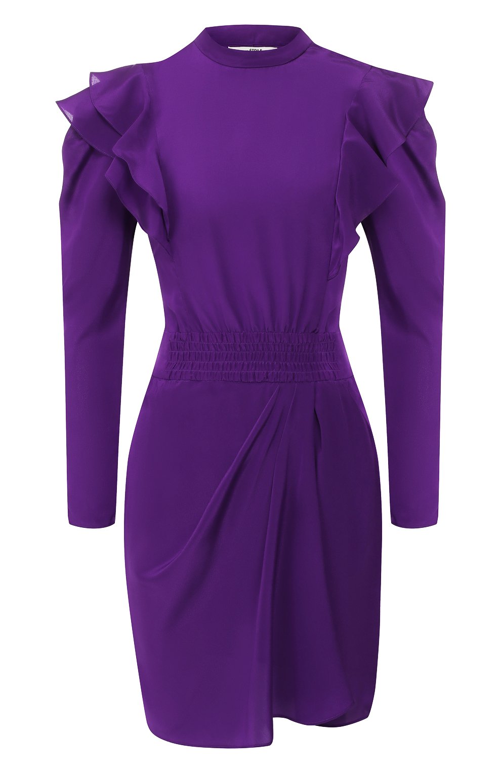 Женское фиолетовое шелковое платье ISABEL MARANT ETOILE купить в  интернет-магазине ЦУМ, арт. R01463-19A033EY0ANA