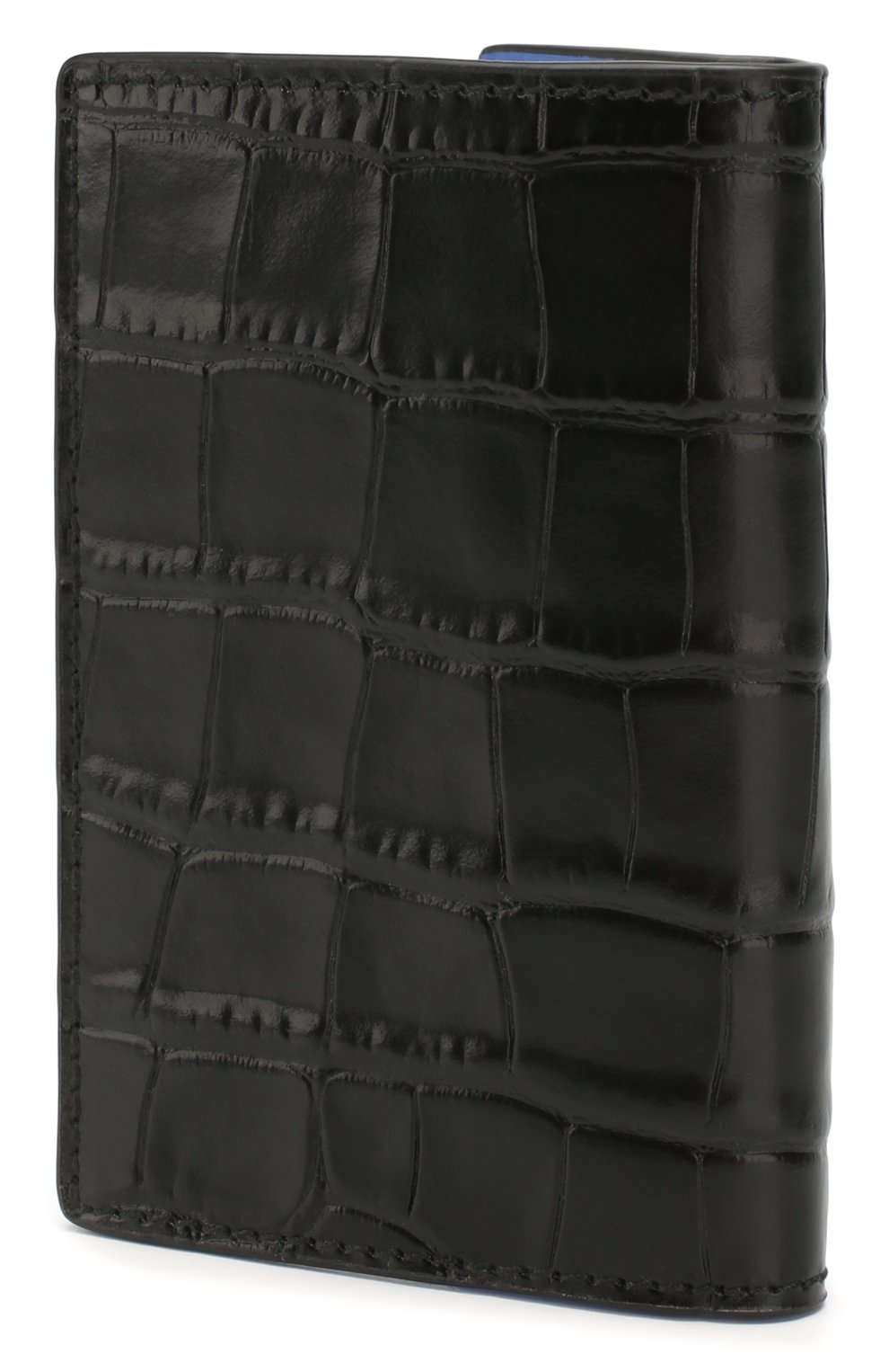 Мужской кожаный футляр для кредитных карт ALEXANDER MCQUEEN черного цвета, арт. 550856/DZT0Y | Фото 2 (Материал: Натуральная кожа; Статус проверки: Проверена категория)