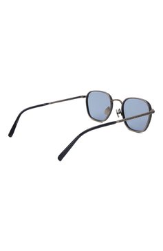 Женские солнцезащитные очки MATSUDA голубого цвета, арт. M3101 AS-NVY | Фото 5 (Кросс-КТ: С/з-унисекс; Тип очков: С/з; Очки форма: Круглые; Оптика Гендер: оптика-унисекс)