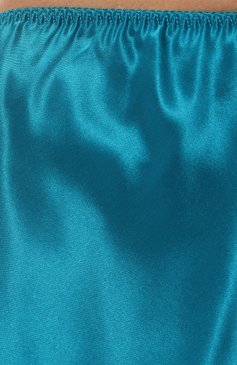 Женские шелковые шорты LUNA DI SETA голубого цвета, арт. VLST08006 | Фото 5 (Материал внешний: Шелк; Материал сплава: Проставлено; Нос: Не проставлено)