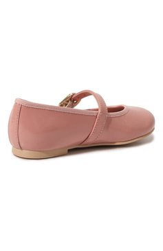 Детские кожаные балетки PRETTY BALLERINAS розового цвета, арт. 49106 | Фото 3 (Региональные ограничения белый список (Axapta Mercury): Не проставлено; Материал внутренний: Натуральная кожа; Материал сплава: Проставлено; Нос: Не проставлено)