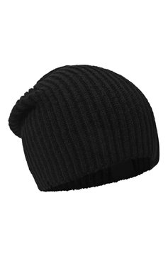 Мужская шерстяная шапка TRANSIT черного цвета, арт. HATUTRV17526 | Фото 1 (Материал: Текстиль, Шерсть; Кросс-КТ: Трикотаж; Материал сплава: Проставлено; Нос: Не проставлено)