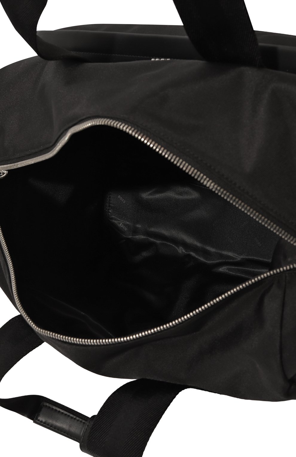 Мужская текстильная дорожная сумка BOSS черного цвета, арт. 50504322 | Фото 5 (Материал сплава: Проставлено; Ремень/цепочка: На ремешке; Материал: Текстиль; Драгоценные камни: Проставлено; Размер: large)