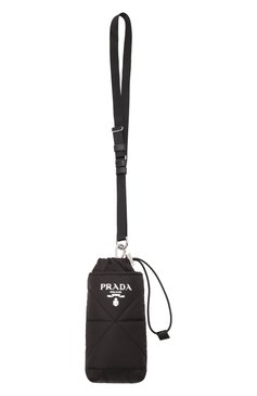 Текстильный чехол для iphone PRADA черного цвета, арт. 2ZT037-2DV4-F0002 | Фото 5 (Материал: Текстиль)