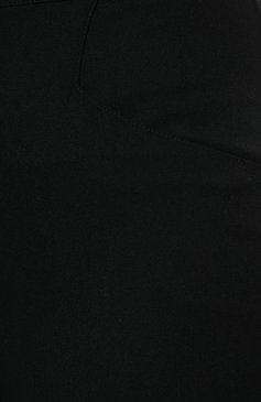 Женские шерстяные брюки BALMAIN черного цвета, арт. XF1PD010/WB01 | Фото 5 (Материал внешний: Шерсть; Стили: Гламурный; Длина (брюки, джинсы): Стандартные; Женское Кросс-КТ: Брюки-одежда; Материал сплава: Проставлено; Драгоценные камни: Проставлено; Силуэт Ж (брюки и джинсы): Узкие)
