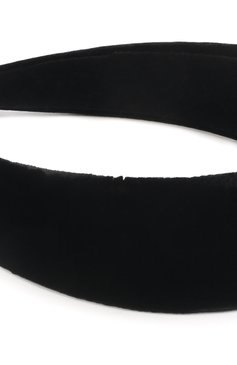 Женский ободок для волос ALEXANDRE DE PARIS черного цвета, арт. THB-18554-40 N | Фото 4 (Материал: Текстиль)