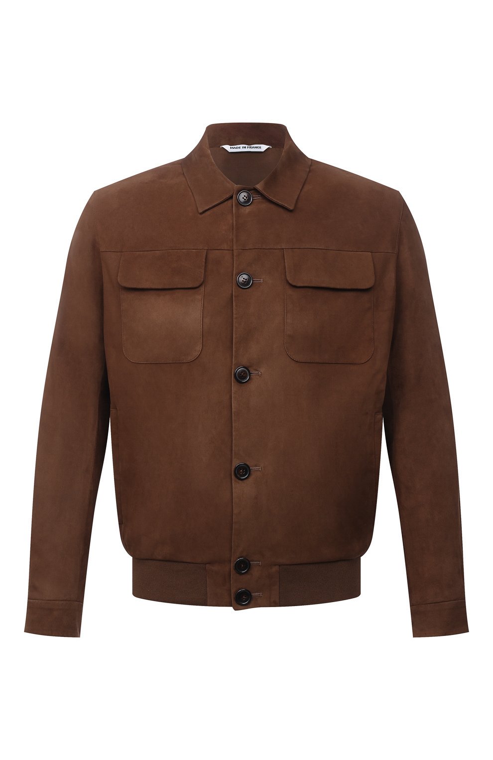 Мужской коричневый замшевый бомбер ANDREA CAMPAGNA купить в интернет ...
