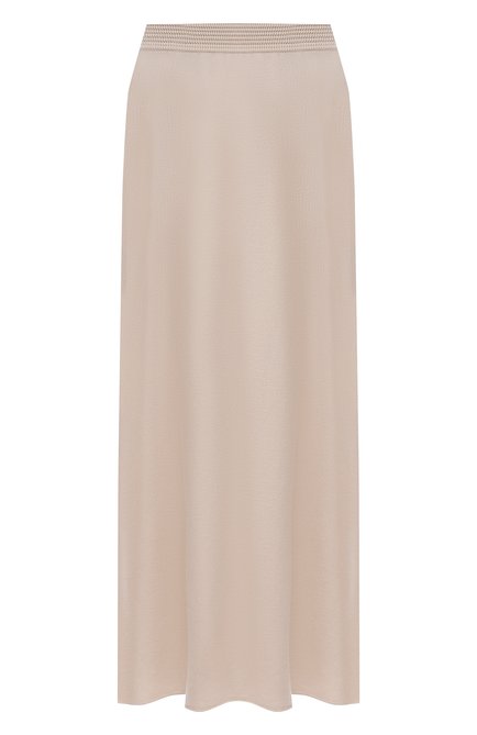 Женская кашемировая юбка LORO PIANA светло-бежевого цвета по цене 236500 руб., арт. FAL5211 | Фото 1
