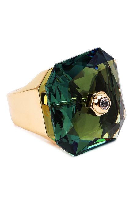 Женское кольцо numina SWAROVSKI зеленого цвета, арт. 5620762 | Фото 1 (Материал: Металл)