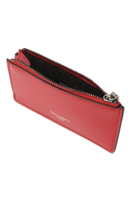 Мужской комплект из портмоне и чехла для airpods DOLCE & GABBANA красного цвета, арт. BP2578/AJ806 | Фото 2 (Материал: Натуральная кожа)