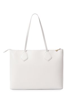 Женский сумка-тоут essential LANCEL белого цвета, арт. A12135 | Фото 6 (Сумки-технические: Сумки-шопперы; Материал: Натуральная кожа; Разм�ер: large)