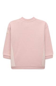 Детский комплект из свитшота и брюк MONCLER розового цвета, арт. G2-951-8M773-10-809EH | Фото 4 (Кросс-КТ НВ: Костюм; Рукава: Длинные; Материал сплава: Проставлено; Материал внешний: Хлопок; Драгоценные камни: Проставлено; Материал подклада: Хлопок; Ростовка одежда: 12 мес | 80 см, 18 мес | 86 см, 24 мес | 92 см, 36 мес | 98 см, 6 мес | 68 см, 9 мес | 74 см)