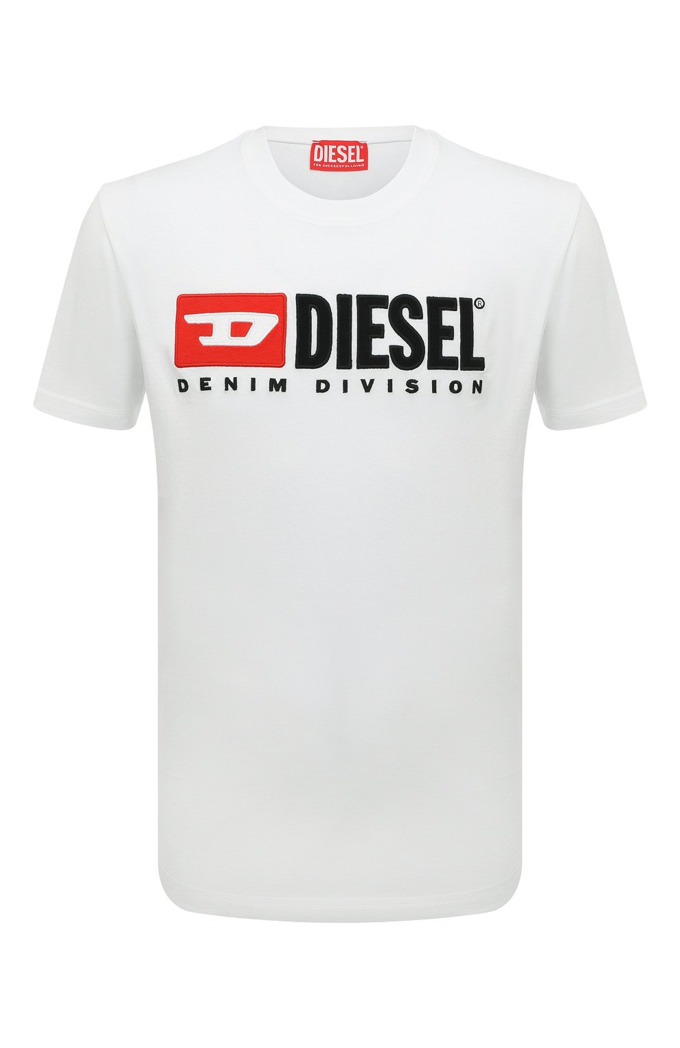 Хлопковая футболка Diesel A03766/0GRAI