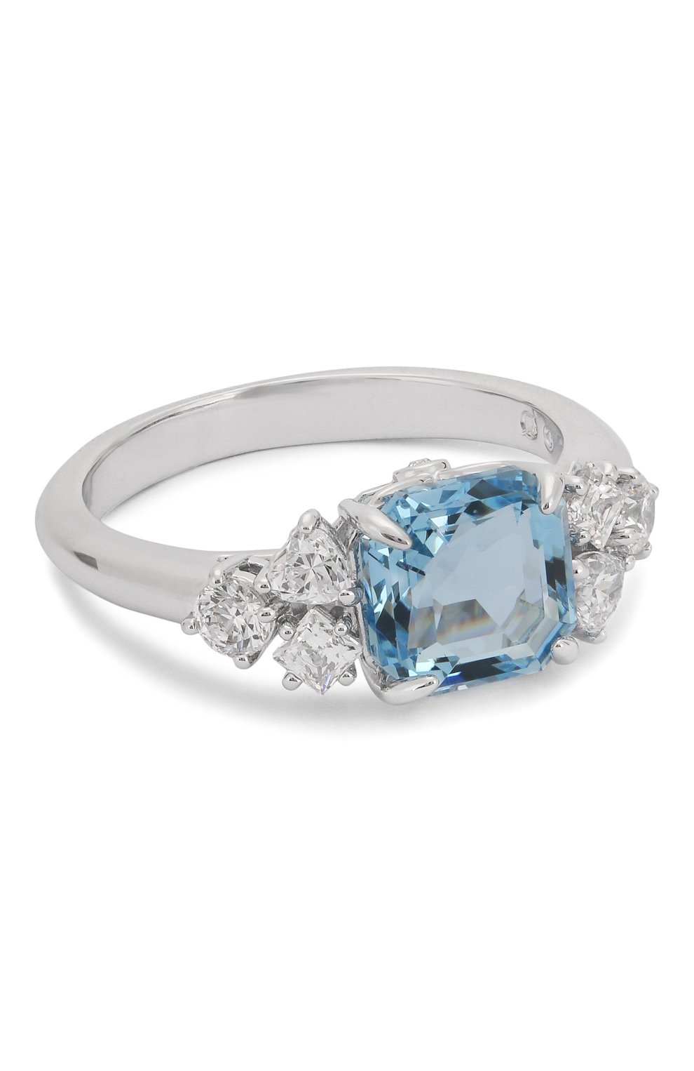 Женское кольцо sparkling SWAROVSKI серебряного цвета, арт. 5535603 | Фото 1 (Материал: Металл)