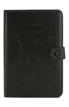 Чехол для ipad HARLEY-DAVIDSON черного цвета, арт. 6908 | Фото 1 (Материал: Натуральная кожа; Региональные ограничения белый список (Axapta Mercury): RU)