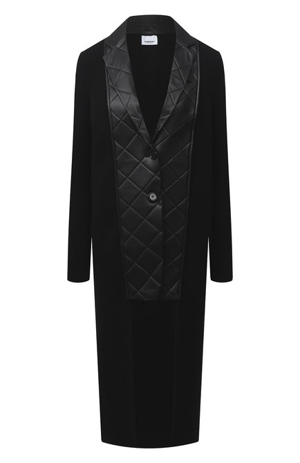 Женский шерстяной жакет BURBERRY черного цвета по цене 470000 руб., арт. 4566695 | Ф�ото 1