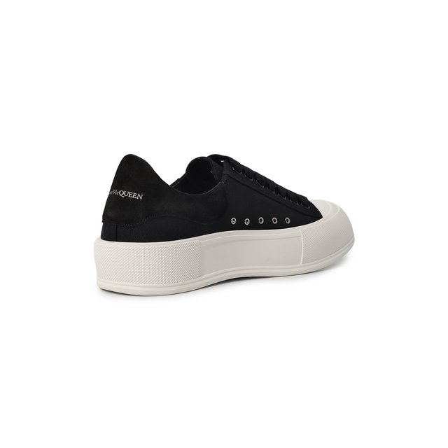 фото Текстильные кеды deck plimsoll alexander mcqueen