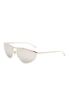 Женские солнцезащитные очки BOTTEGA VENETA серебряного цвета, арт. BV1091S | Фото 1 (Региональные ограничения белый список (Axapta Mercury): RU; Тип очков: С/з; Очки форма: Узкие)