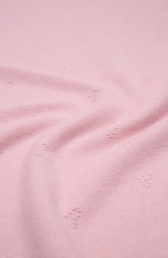 Детского кашемировый плед WOOL&COTTON розового цвета, арт. KMLPL-s | Фото 2 (Материал: Текстиль, Кашемир, Шерсть; Региональные ограничения белый список (Axapta Mercury): Не проставлено; Материал сплава: Проставлено; Нос: Не проставлено)