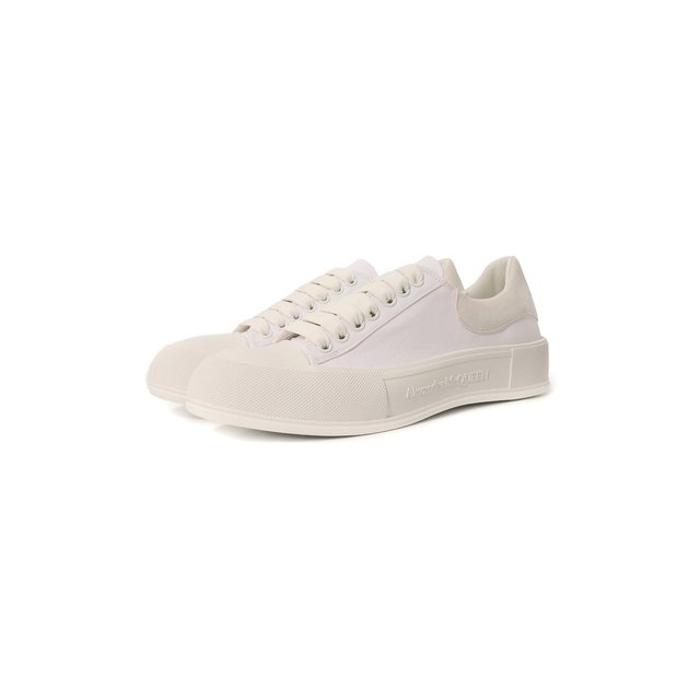 фото Текстильные кеды deck plimsoll alexander mcqueen